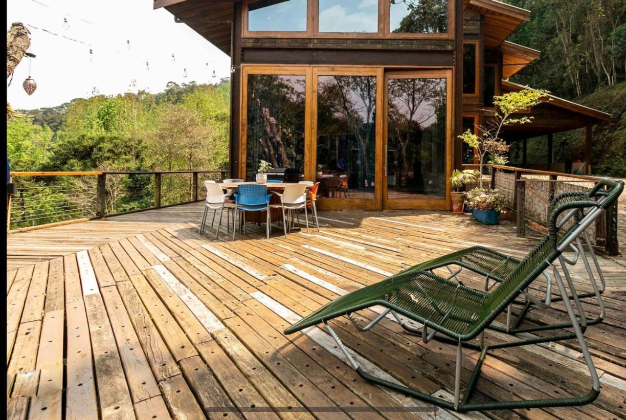 فيلا Casa De Vidro Com Vista Mantiqueira - Com Cafe E Staff Campos do Jordão المظهر الخارجي الصورة